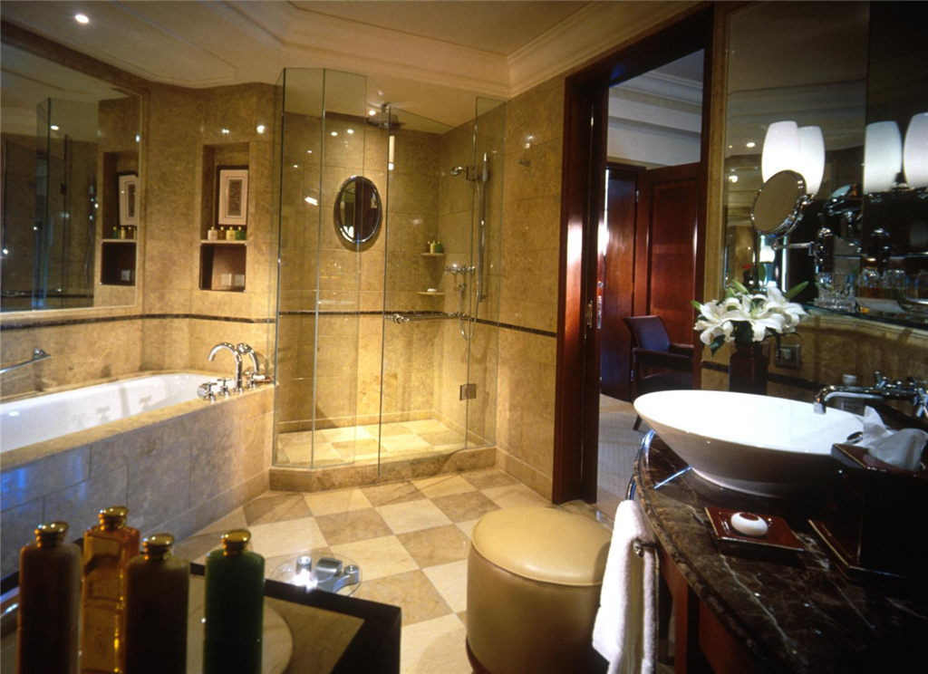17)The St. Regis ShanghaiSpacious Bathroom with separate bathtub and rainfores.jpg